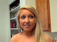 Bathroom masturbation from Vallerie White would impress you and make your cock hard. The blondie takes everything off showing delights before fingering wet twat.