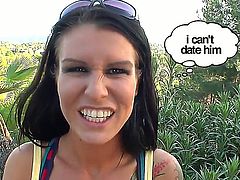 Geek boy in glasses has huge crash on busty brunette Sea J. Raw. Will he ever be able to fuck her for all the good he has or will he fail in the attempt Time will show.