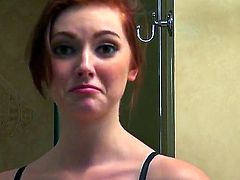 Pretty gal Natalie Lust stays in her tiny lingerie before starting to play with her boyfriends penis. She gives so nice blowjob and tugjob before getting fucked from behind.