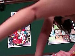 Adorable brunette curve Gabriella Paltrova fucked by her old handsome friend. She screams laudly and gets a lot of pleasure. Shewants to swallow her pertners sperm after this hot sex