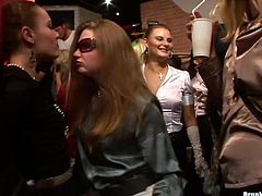 Sex greedy builders call prostitutes to accompany them during a wild party. After getting drunk enough, spoiled vulgar sluts kneel down to oral fuck this massive cocks in steamy group sex video by Tainster.