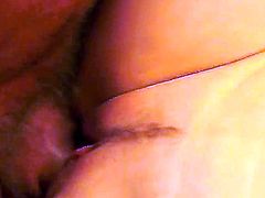 Brunette Mira Shine is too horny to stop sucking her mans sturdy fuck stick