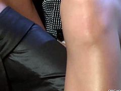 Rapacious milf lesbians play dirty sex games. They finger fuck each other's ruined shaved cunts before teasing them with vibrator in sultry sex video by Tainster.