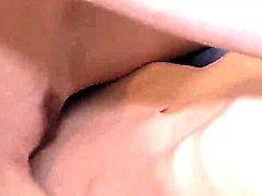 Slender redhead and heavy chested brunette Diane Deluna and Heather Caroline get naked while making out and enjoy licking each others pussies to warm orgasms in bedroom in close up.