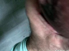 This girl is on fire and she wants to show you a once in a lifetime blowjob. She gives mind blowing blowjob to her boyfriend who likes this process very much.