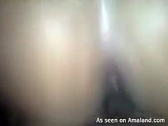 Kinky couple love sharing their home made sex videos. So check out this one. The guy is poking his girl doggy style. He shoots the butt with huge load of jizz.