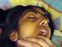 Appetizing teen gal of Indian heritage is having sex with bald Caucasian dude. She is pounded bad in her wet twat missionary style. Exciting sex video presented by Indian Sex Lounge productions.
