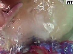 Young Abbey loves swiming and feeling large dick penetrating her tight pussy