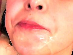 If the view of facial makes you feel hot and horny then watch this video where scenes from cool actions with Bad Girl, Stella A and other girls getting face cumcovered wait for you