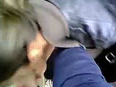 Amateur gorgeous girl fucked by the car