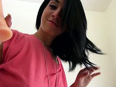 Courtesy of Latina Sex Tapes you can see the horny brunette Latina Mia Hurley devouring her man's dong pov style. Then she's ready to ride that cock with her shaved pussy into a breathtaking orgasm.