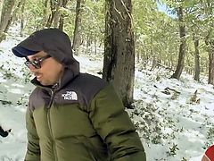 Our babes are mad about the wilderness of nature. Here we are on this mountain with snow everywhere but the girls feel horny and because they are smoking hot they get naked. Watch them having fun and getting naughty. Enjoy it!