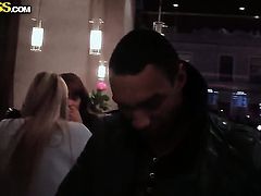 Brunette and her hard dicked fuck buddy are in the mood for oral sex