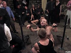 A pair of fucking whores get tied up and fucking fucked hard in this kinky bondage scene packed with perversion, check it out!