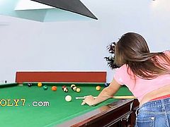 The most erotic glamour on billiards