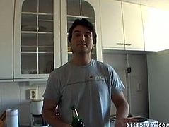 As soon as slim pale GF returns home she gets horny. Spoiled nympho gets rid of clothes. She strips passionately on cam and shows her natural tits, which are too pale. Horn-mad nympho turns over to demonstrate her pale but rounded ass. If you're a fan of amateur horny chicks, then you're welcome to enjoy this gal in 21 Sextury xxx clip.