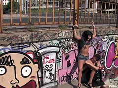 Public humiliation going down in this kinky bondage video packed with lust and fucking perversion, hit play and check it out!