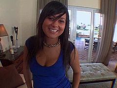 Ample shabby looking Latin amateur visits her long-term adult lover. She takes off her clothes in front of him exposing chubby frame covered with turquoise lingerie in pov sex clip by Pornstar.