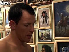 Silka Mausz and Teresa Lynn have a hot group fuck. The blonde gets pounded really hard, while the other babe just sucks.