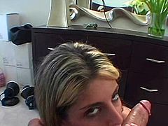 Check out this hardcore video where this horny blonde has her tight asshole drilled by a monster cock that leaves her out of breath.