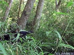 A military officer is out surveying the field when she is captured by enemies. They strip her naked and tie her with rope. She is thrown in prison and has hook placed in her nose. The hooks are pulled up causing her pain. She and a fellow prisoner have to suck dick to earn their freedom.