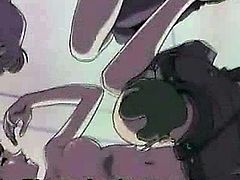 Shy naked hentai girls getting fucked and sexually tortured in wild orgy