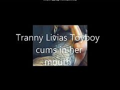 Crossdresser Lyvia and a boytoy