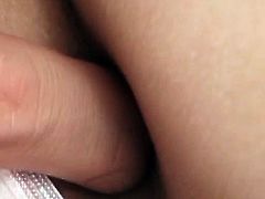 Japanese hairy pink pussy gaped licked and fingered in close-up