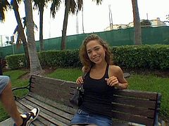 It's a time for exciting sex tube video featuring booty amateur chick. Her boyfriend opens her buns and shows you her shaved alluring pussy outdoor.