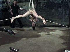 What happens in this BDSM action is so fucking wild! Sexy babe Lielani is enjoying the way she gets tortured. So cruel!