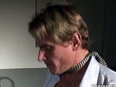 Sex hungry male nurse bandages a steamy body of blond patient before he pulls her legs up to poke fresh punani in missionary style in BDSM-involved sex video by 21 Sextury.