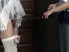 Maid Shocked and Punished