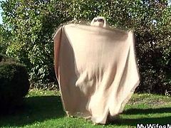 Nasty mature lady gets down and dirty with son-in-law. She's sunbathing when her son-in-law finds her and lures her into sex. She sucks his cock and then rides it hard. Wanna see?