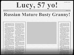 Russian Mature Busty Granny! Amateur!