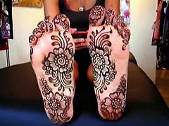 Jerk Off Encouragement (JOE) for indian henna soles