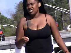 big tits jiggle,, no bra,, slo motion