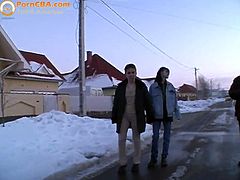 This short haired amateur lesbian lays back as her sexy friend takes care of pleasuring her pussy. She has a hairy pussy that becomes moist really fast when it is fingered.