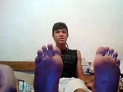 chatroulette straight male feet compilation