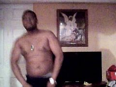 sexy black man dancing