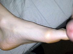 Cumming On Cumslut Barbies Foot