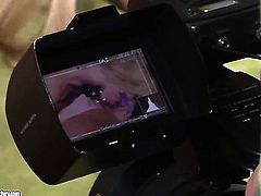 Blonde Ivana Sugar eats Sophie Moones beaver like a pro  in lesbian action
