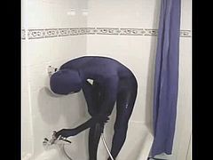 shower zentai