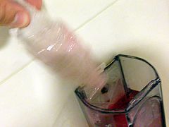Man cums into a soap dispenser!!!