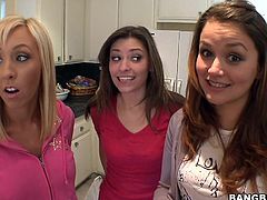 A bunch of fuckin' sluts having kick-ass sex with some fuckers in this sweet-ass scene right here, hit play and check it out!