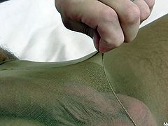 Do you feel excited by nylons? Does pantyhose turn you on? Then you're just like Bart, a Nylon Boy. Bart loves his nylons, he loves them so much that he only masturbates when he wears them. Look at our pretty boy making a hole in his nylon and then taking out his cock through it to masturbate!