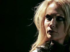 Watch this perverted vampire guy fuck that bitches mouth and jizz in her mouth so she can swallow that semen in Wicked sex clips.