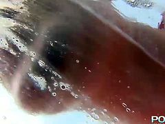 Kinky blonde hoe poses for cam showing her booty in closeup shot. She then gets on top of pink dildo riding the toy intensively. She then slides the stick in her butt hole stretching her pucker wide.