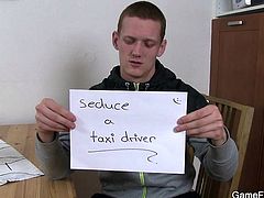 This guy has to seduce a taxi driver. Well, he doesn't needs to sweat on it, because soon he ends up with cock in his mouth. The two horny boys go inside a room and there, they undress. Look at their young sexy bodies and how much pleasure, and satisfaction they have, doing oral sex. Which one will cum first?