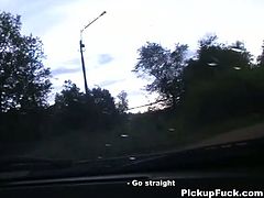 Slutty blonde woman reveals her slutty side as she agress to show her cock sucking skills on camera.
