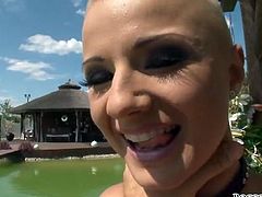At first, he gets his cock sucked from curly busty bitch in a ficshnet clothes. Then here comes short-haired curvy slut and seduces hin in steamy Fame Digital xxx video!